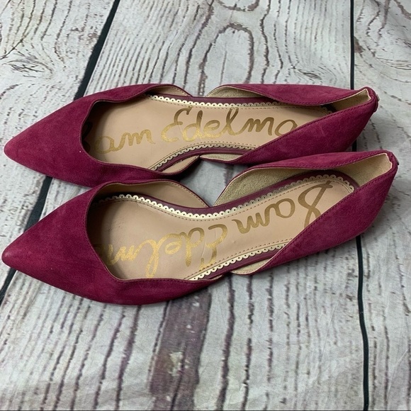 Sam Edelman Suede Rodney Ballet Flats 7 1/2 W - Picture 3 of 7